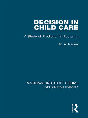 cover image of Decision in Child Care